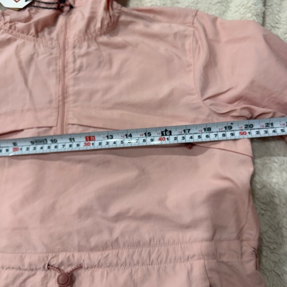 Avalanche Pink Lightweight Hooded Windbreaker Jacket • Zip Pockets • Size S - Picture 14 of 14